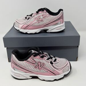 New Balance 740 Bungee Lace Toddler Sneakers 9C Pink Rose IZ740DK NWB